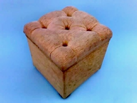 PUFF QUADRADO ESTILO CAPTONE 45X40X40,CM COM ESTRUTURA EM MADEIRA MDF / CONTATO (48) 99965-9006 WHATSAPP